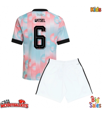 Belgium Axel Witsel #6 Replica Away Stadium Kit for Kids World Cup 2026 Short Sleeve (+ pants)